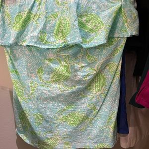 Iily Pulitzer, strapless top